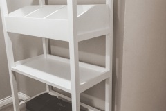 Large pantry shelf with produce compartments